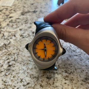 Oakley orange silver and black wrist watch